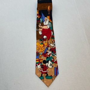 Disney Store Santa Claus Silk Tie